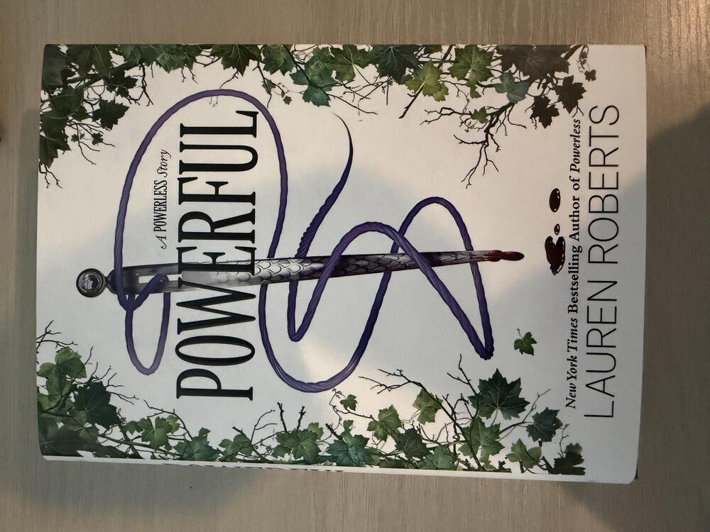 Powerful A Powerless Story Lauren Roberts YA Fantasy Hardcover Simon Schuster